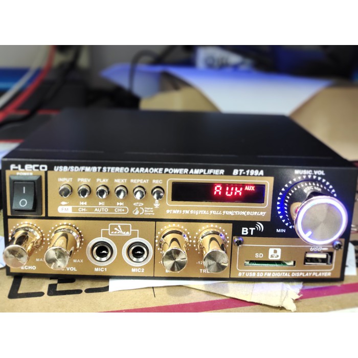 POWER AMPLIFIER BT-199A FLECO BLUETOOTH