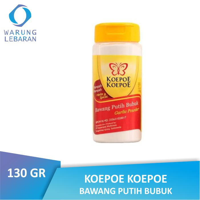 

Koepoe Koepoe Perisa Bawang Putih Bubuk 130GR | Garlic Powder Kupu Kupu