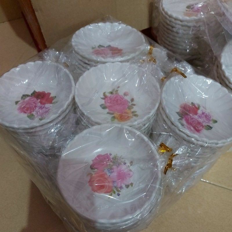 Souvenir Nikah Mangkok Ceper Melamin