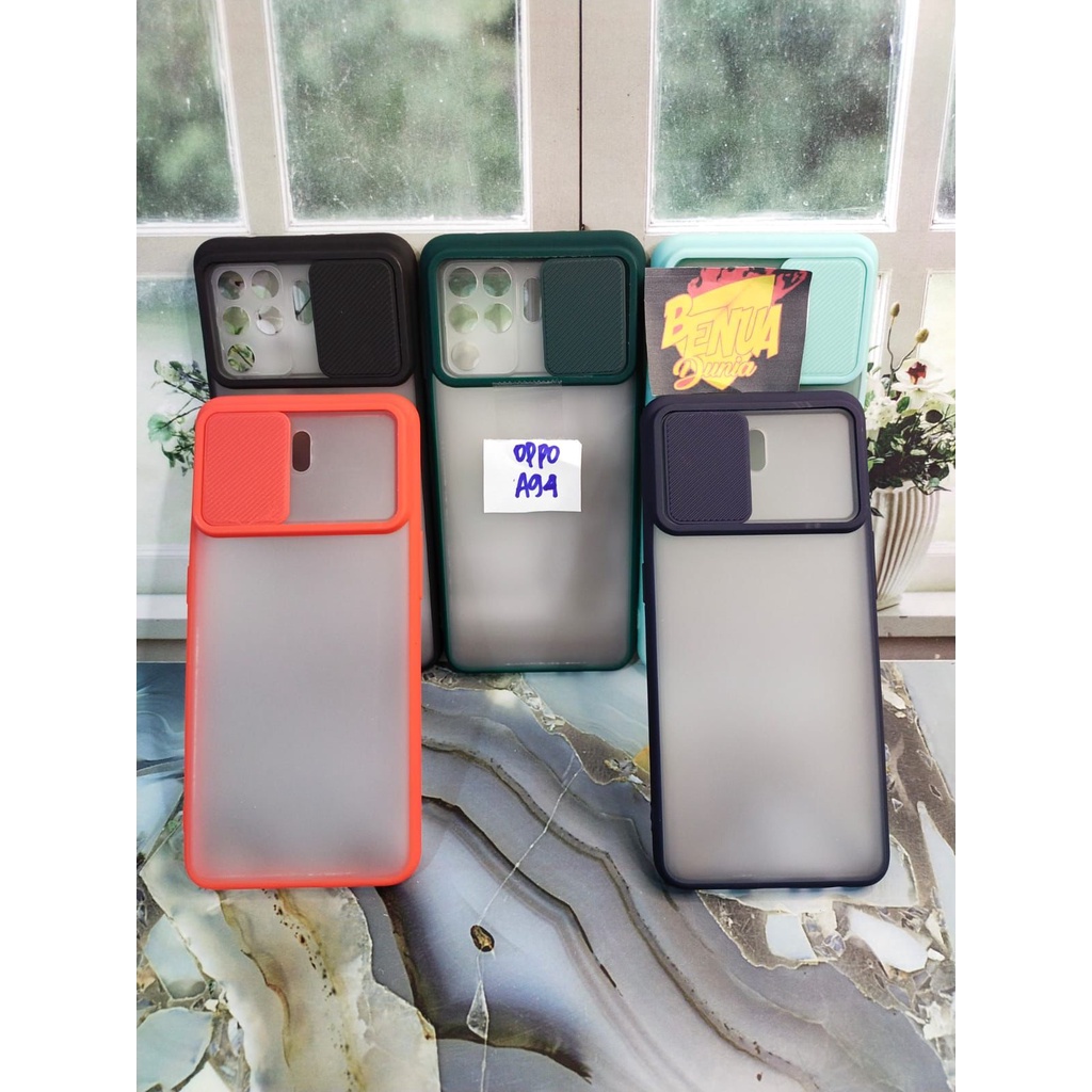 OPPO A94 CASE SLIDE PROTECTION SLEDING KAMERA / CASE SLIDE OPPO A94 - BENUA DUNIA