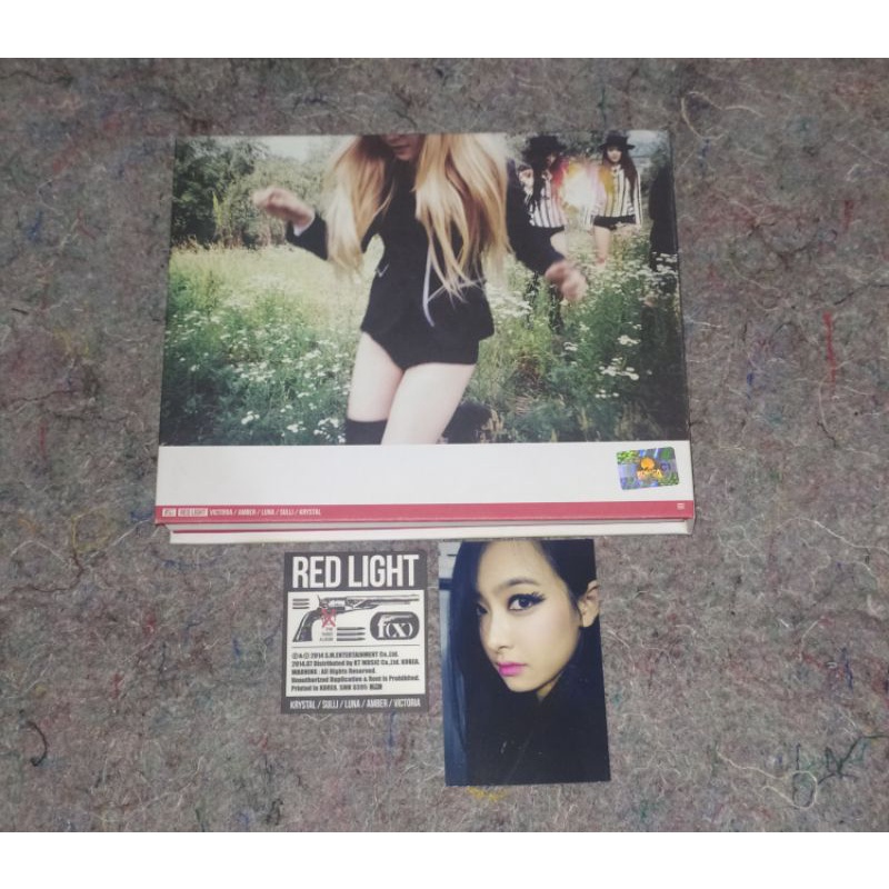 [READY STOCK] ALBUM F(X) RED LIGHT SET