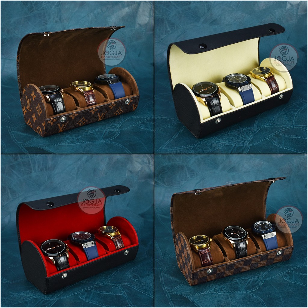 Traveller Watch Case Tube / Tempat Jam Tangan / Box Jam Tangan Tabung