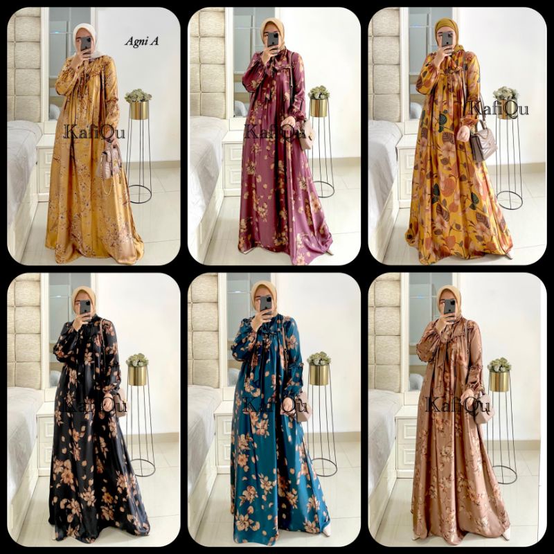 Ready..Agni Dress by Kafiqu NunuLolo Gamis Muslim Original