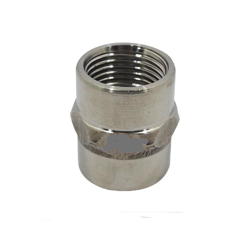 double nepel drat dalam 1/2 inch stainless steel