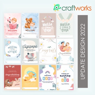 Image of KARTU UCAPAN BABY NEW BORN / GREETING CARDS BABY GIFT