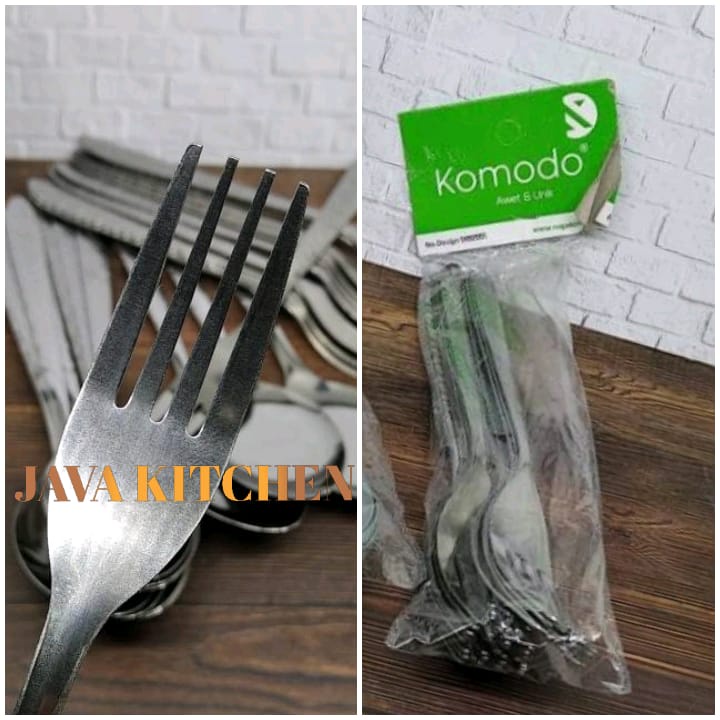 Garpu makan stainless tebal Garpu makan 1 lusin tebal Murah