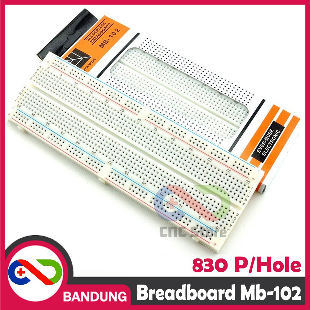 BREADBOARD MB-102 SOLDERLESS 830 830P