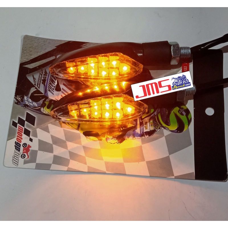 lampu sen riting sen led besar terang kymoto Vario 125/150 rxk GSX R25 R25 ninja Vixion cb CBR tiger