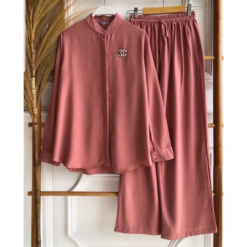 HANNA SET//CRINKLE AIRFLOW HANNA SET//ONE SET CRINKLE