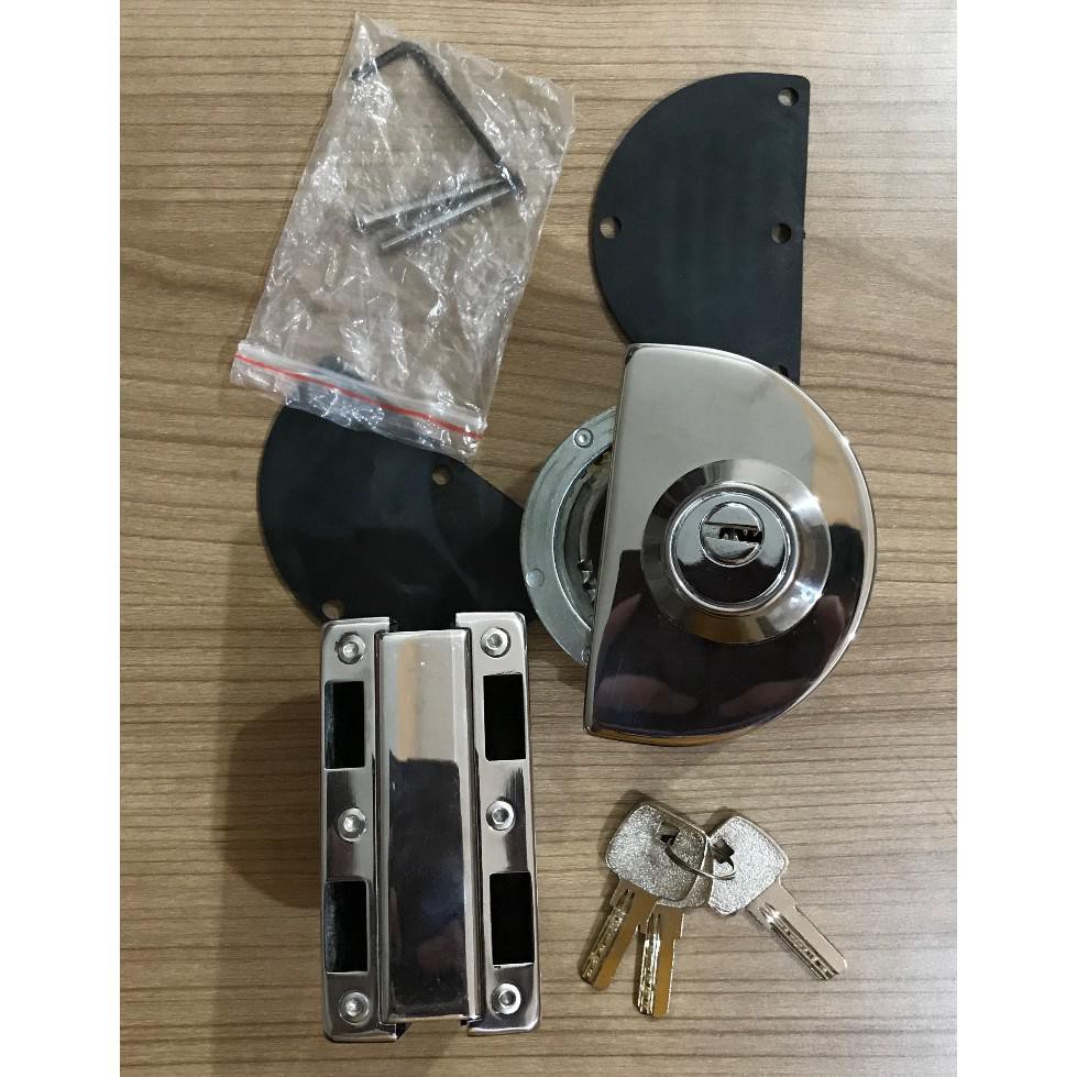 Kunci Pintu Kaca Dekkson GDL 38231 PSS Glass Door Lock Dekson Bulat