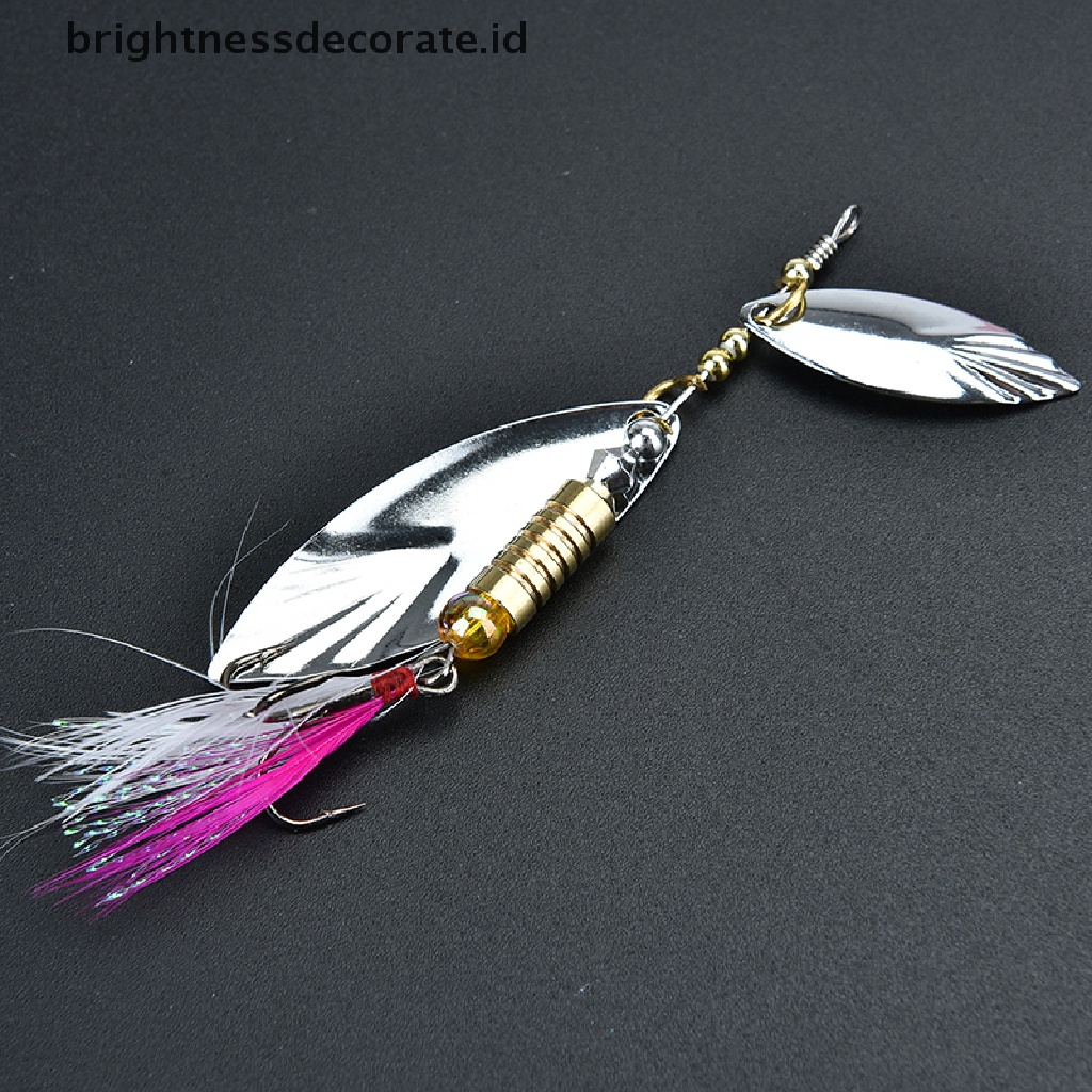 (Birth) Umpan Pancing Sendok 7g Untuk Ikan Bass Trout Perch Pike (Id)