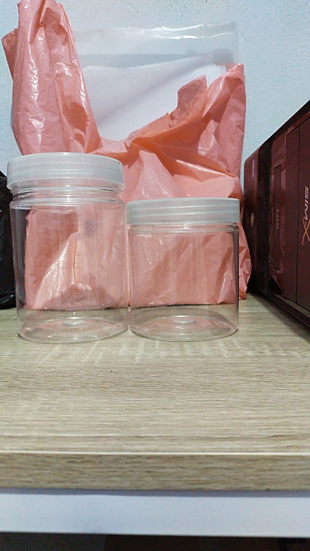 Toples Astor Tinggi 13 Cm Tutup Bening Merah Murah Kue Kering Lebaran Natal Tahun Baru Coklat Permen