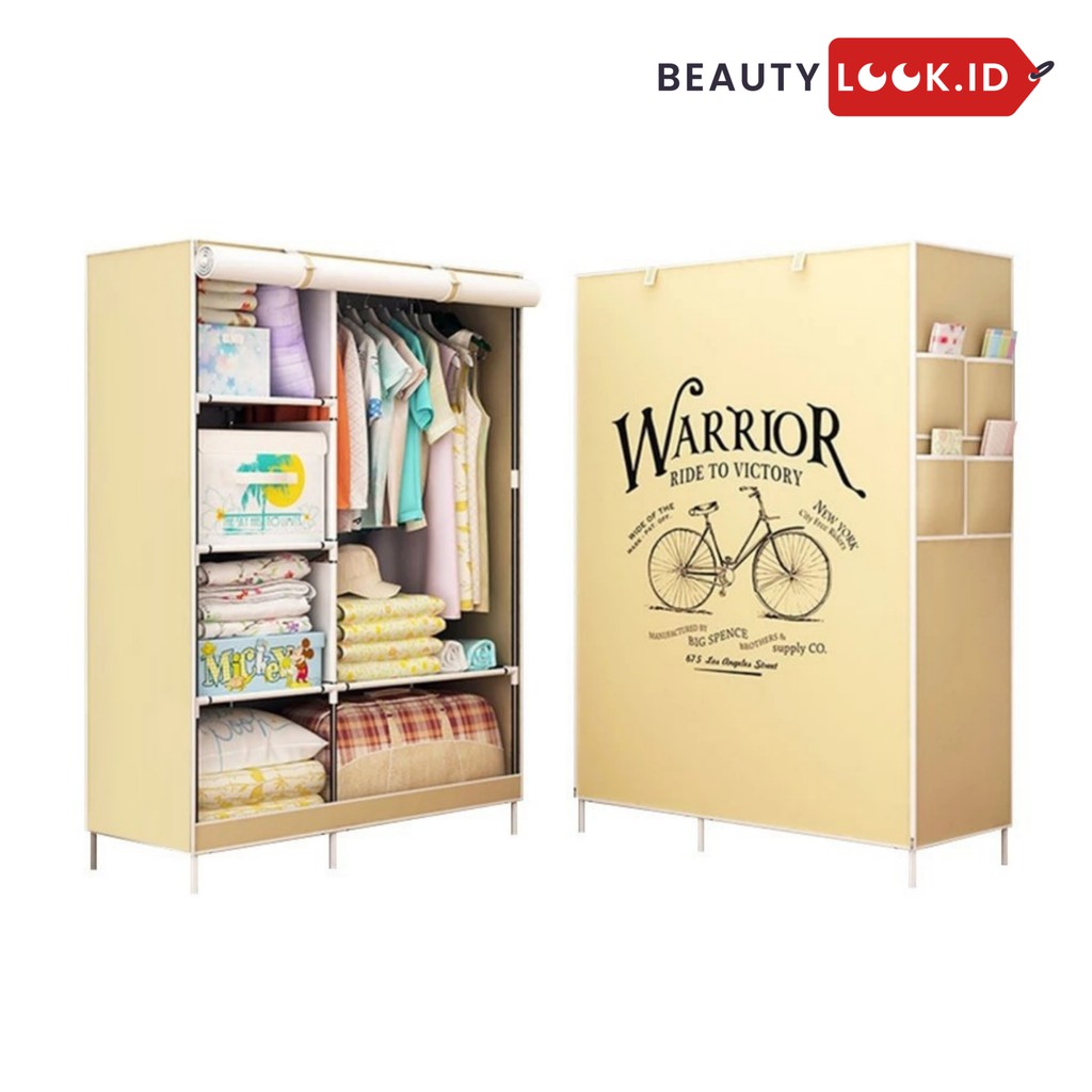 Lemari Pakaian Portable Lemari Portable Lemari Baju Minimalis Lemari Baju Portable Beragam Motif