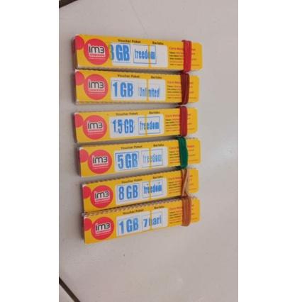 

(S2G3) TERMURAH stempel vocer paket data internet voucher GB //Bantingharga