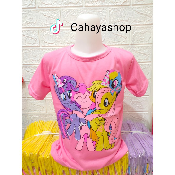 BAJU KAOS ANAK CEWE UNICORN KEKINIAN COD