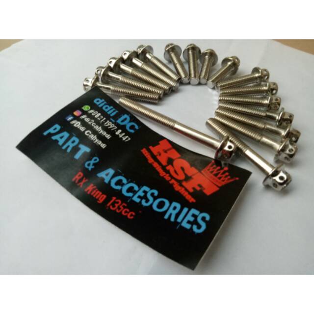 Baut probolt bak rx king