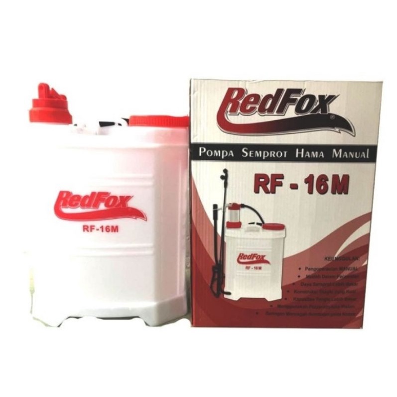 redfox RF 16m power sprayer / semprot hama manual 16 liter/ semprotan hama