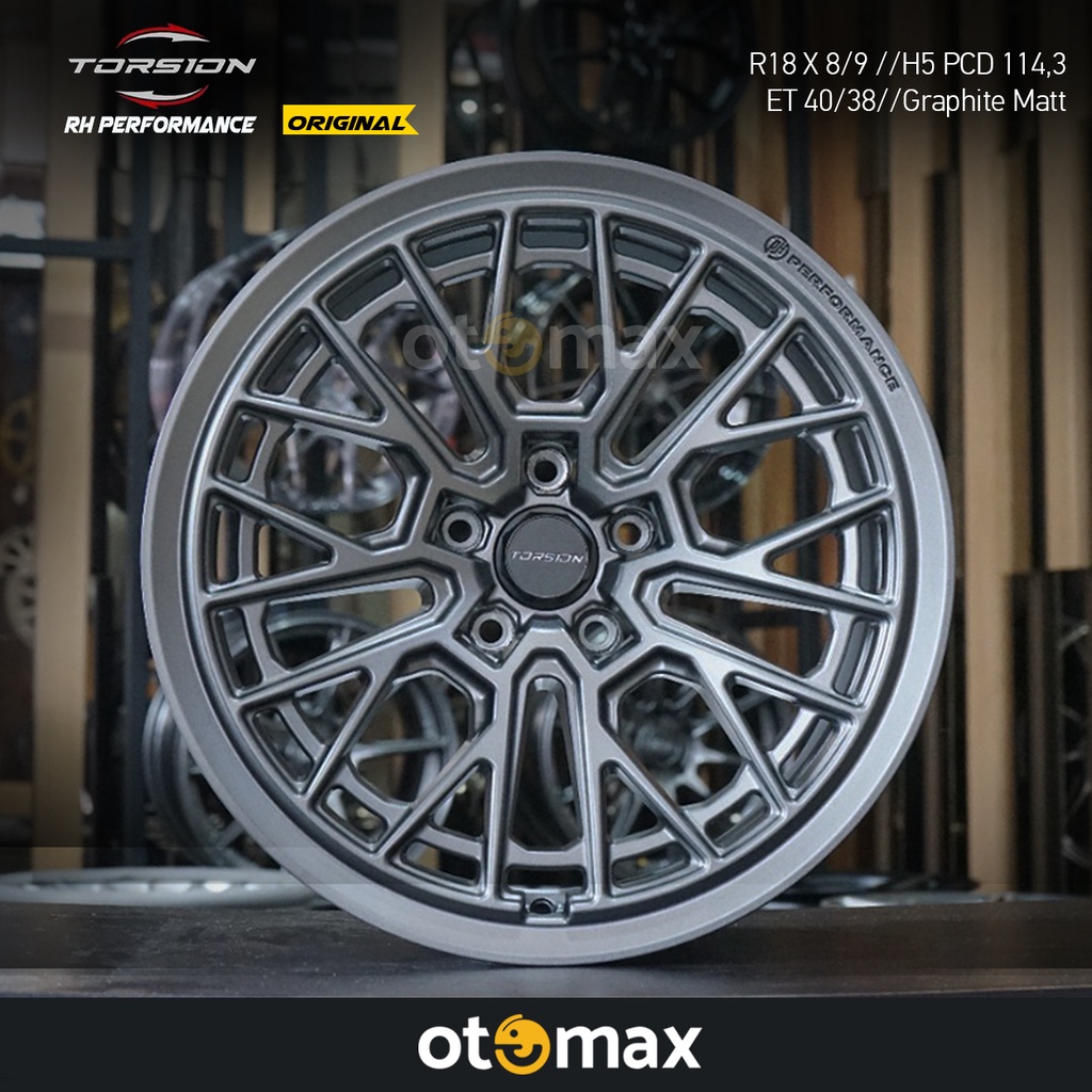 Jual Velg Mobil RH Performance Ring 18 Graphite Mat by Torsion Ridwan