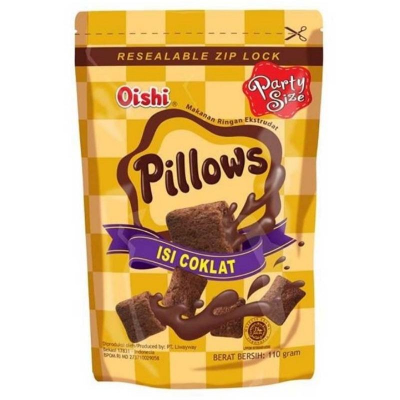 

OISHI Pillows Coklat / Ubi Ungu 110g