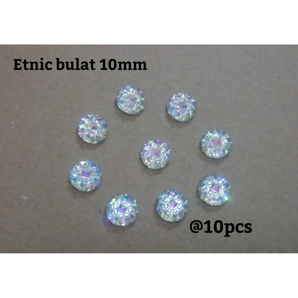 Etnic Bulat 10mm | Bahan Tasbih Digital | Bahan Henna