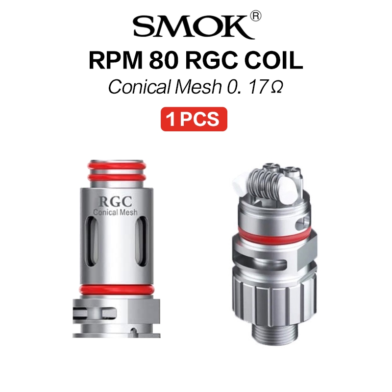 SMOK RPM80 RGC COIL MESH 0.17 BEST FOR 40 - 80 WATT