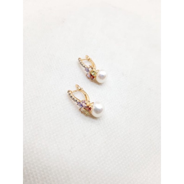 A7 BERSERTIFIKAT ANTING MUTIARA AIR TAWAR LOMBOK ANTING PANJANG MUTIARA ASLI GIWANG MUTIARA LOMBOK A