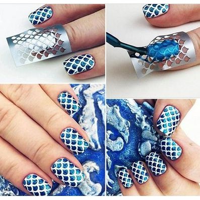 Manicure Stencil - Stencil Nail Art