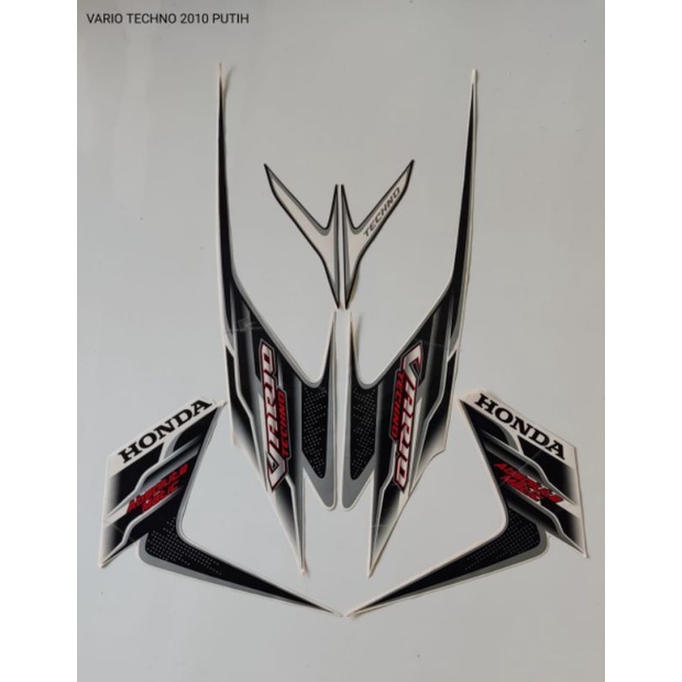 STRIPING VARIO TECNHO 2016 HITAM PUTIH