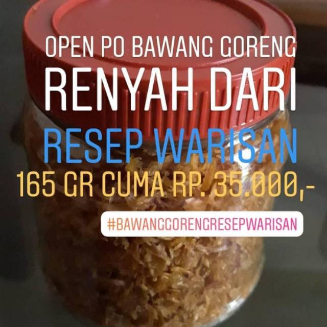 

Bawang Goreng "Resep Warisan