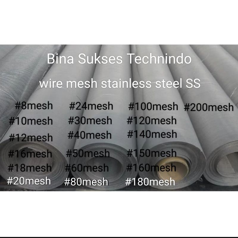 Kasa Kawat Saringan WireMesh Stainless Steel 1Mx1M Ayakan Wire Mesh