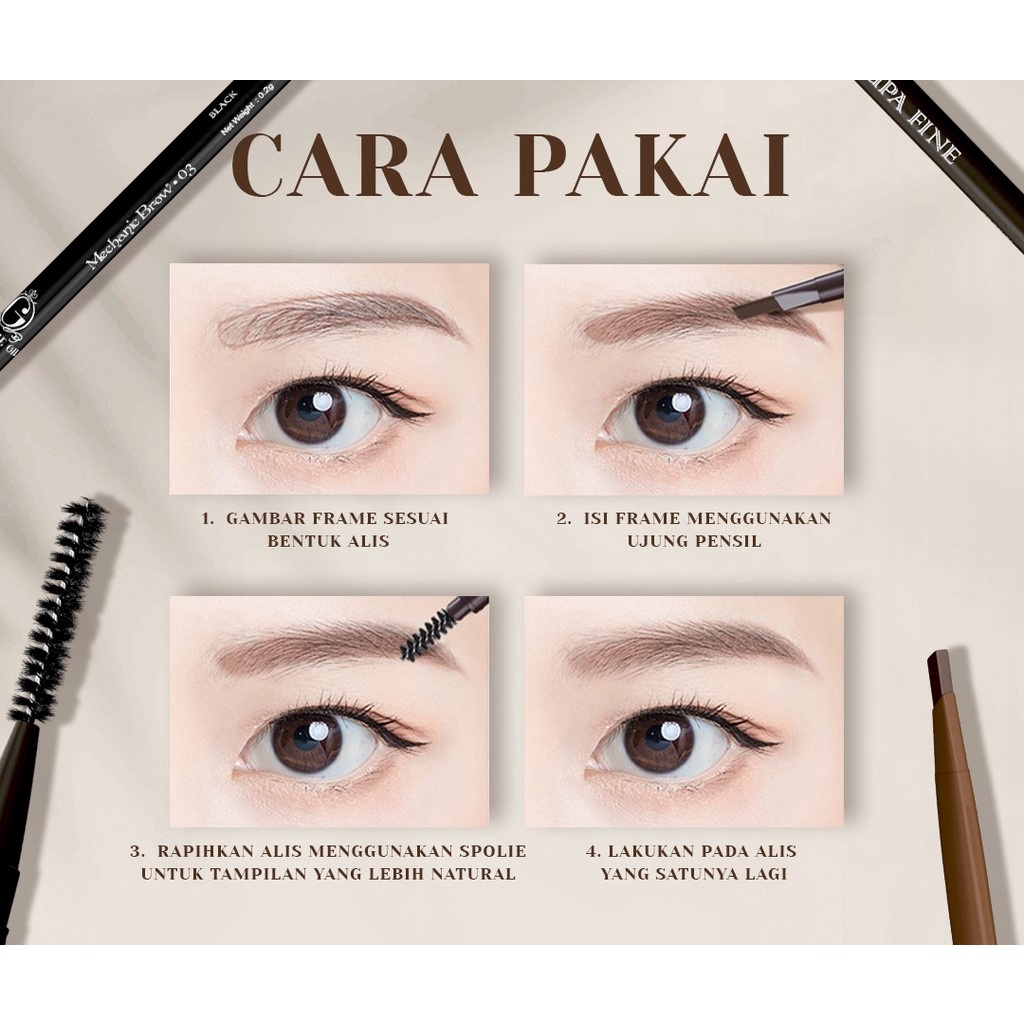 ❤ RATU ❤ Madame Gie Supa Fine Mechanic Brow | Pensil Alis Mekanik