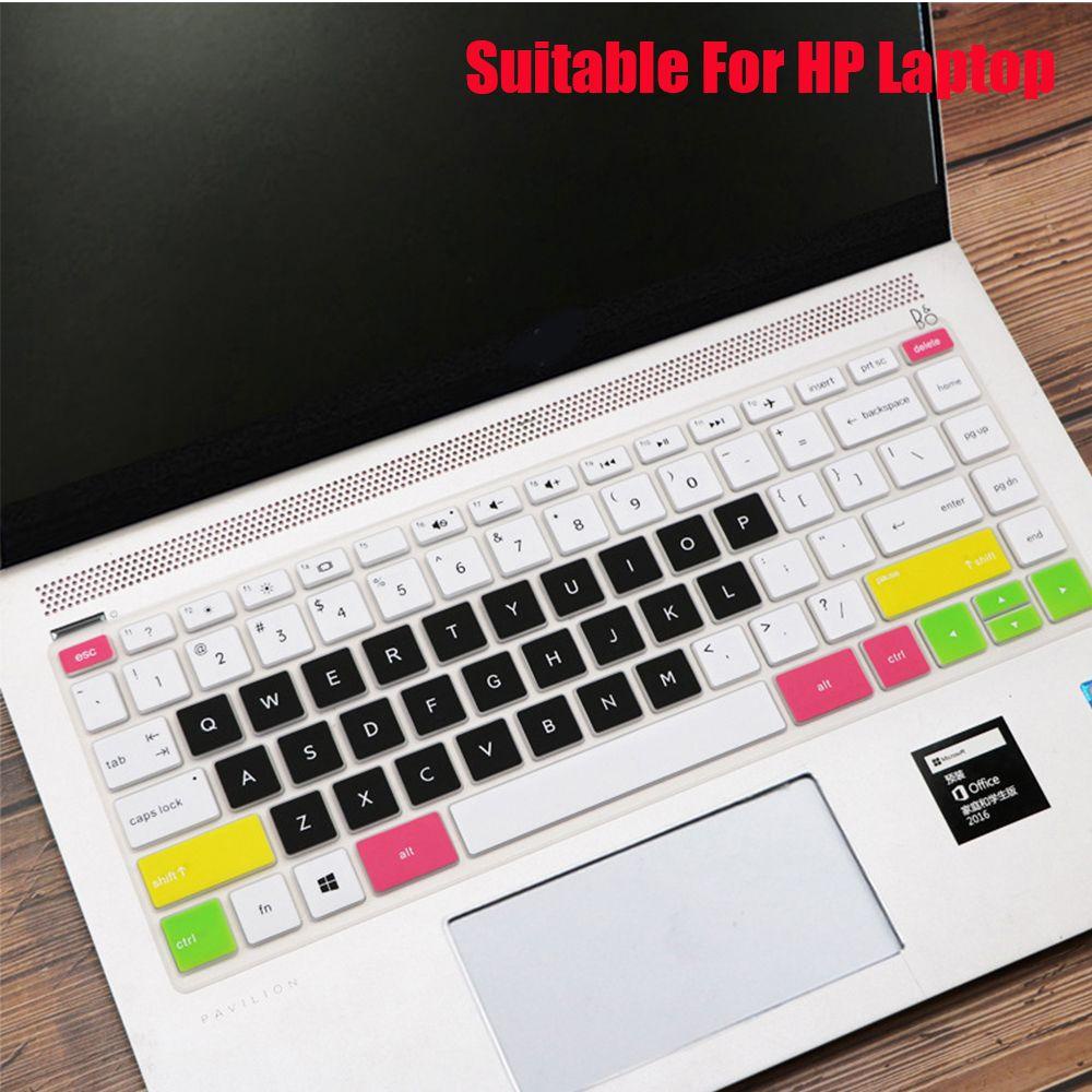 Stiker Keyboard Agustina Komputer Lembut 14inci Silikon Anti Air Multicolor