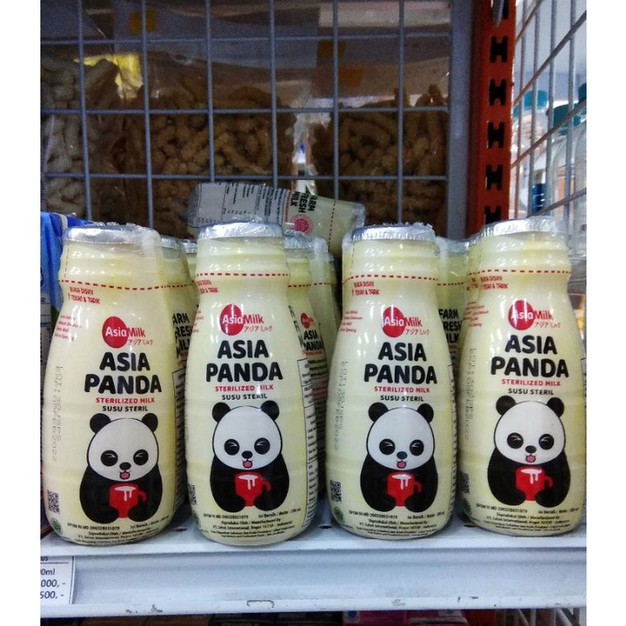 SUSU STERIL Asia Panda 200ml Sterilized Mild / Farm Fresh Milk