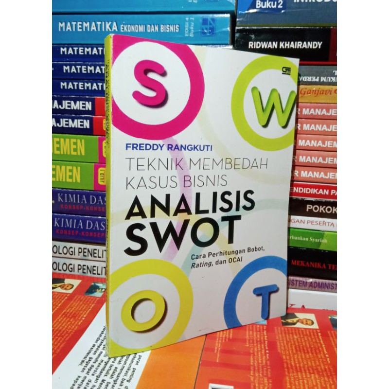 Jual Teknik Membedah Kasus Bisnis ANALISIS SWOT By Freddy Rangkuti ...