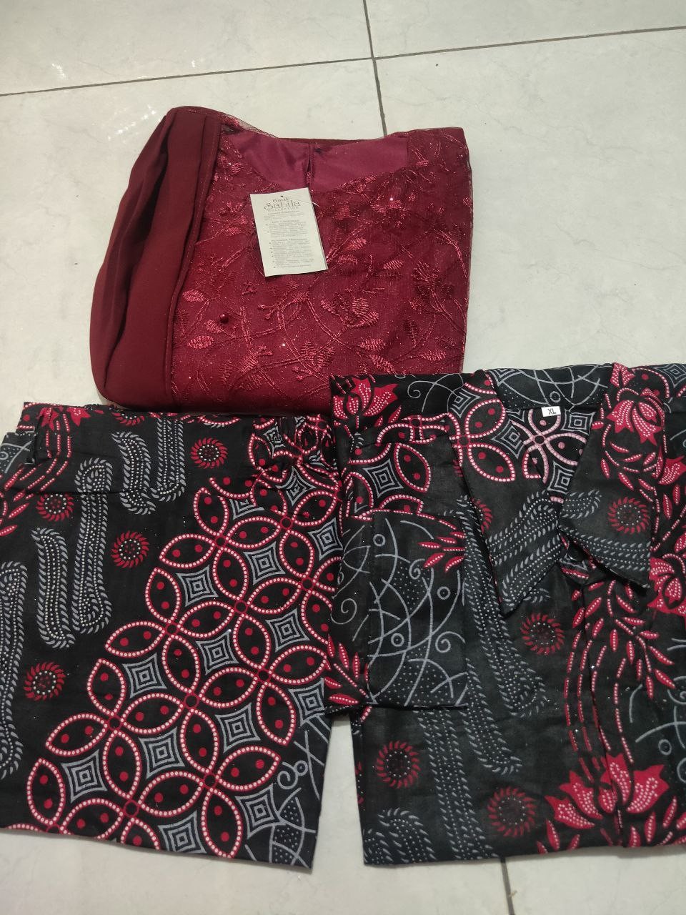 Maura Couple - Sania Ruffle Batik Couple Ori Ndoro Jowi Dnt Garansi Termurah Shopee - Batik Modern