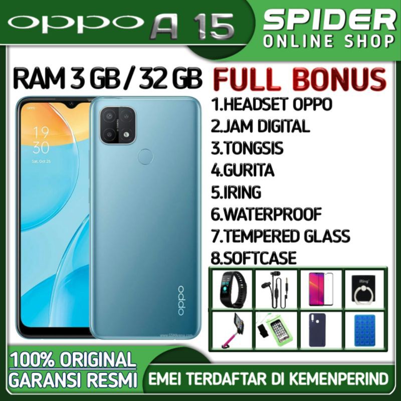 Oppo A15 Ram 3 Rom 32gb Garansi Resmi Oppo Shopee Indonesia