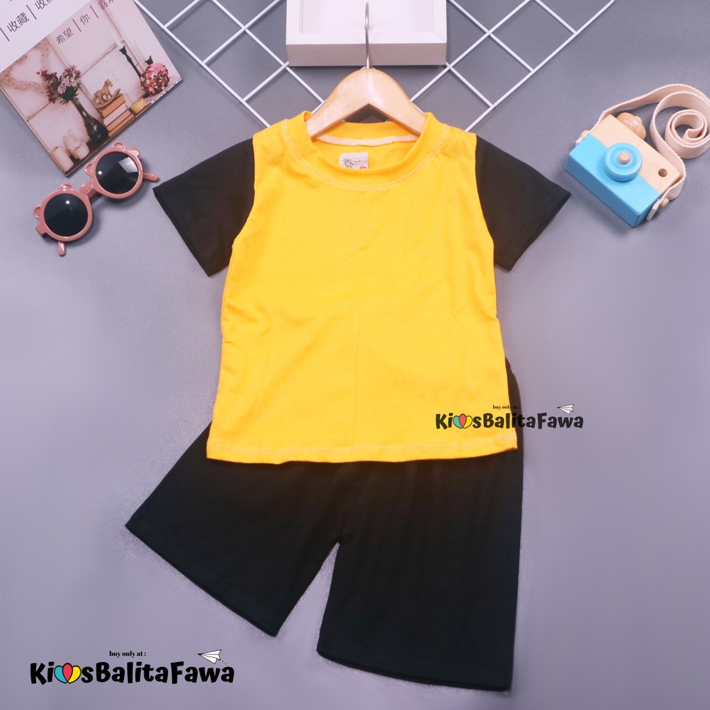 Set Bubu Bayi 6-18 Bulan / Piyama Lengan Celana Pendek Baby Laki Perempuan Baju Setelan Anak Import