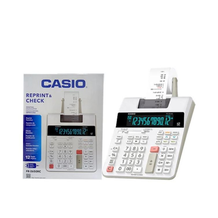 

Printing kalkulator calculator struk kertas FR 2650 - Casio FR-2650RC