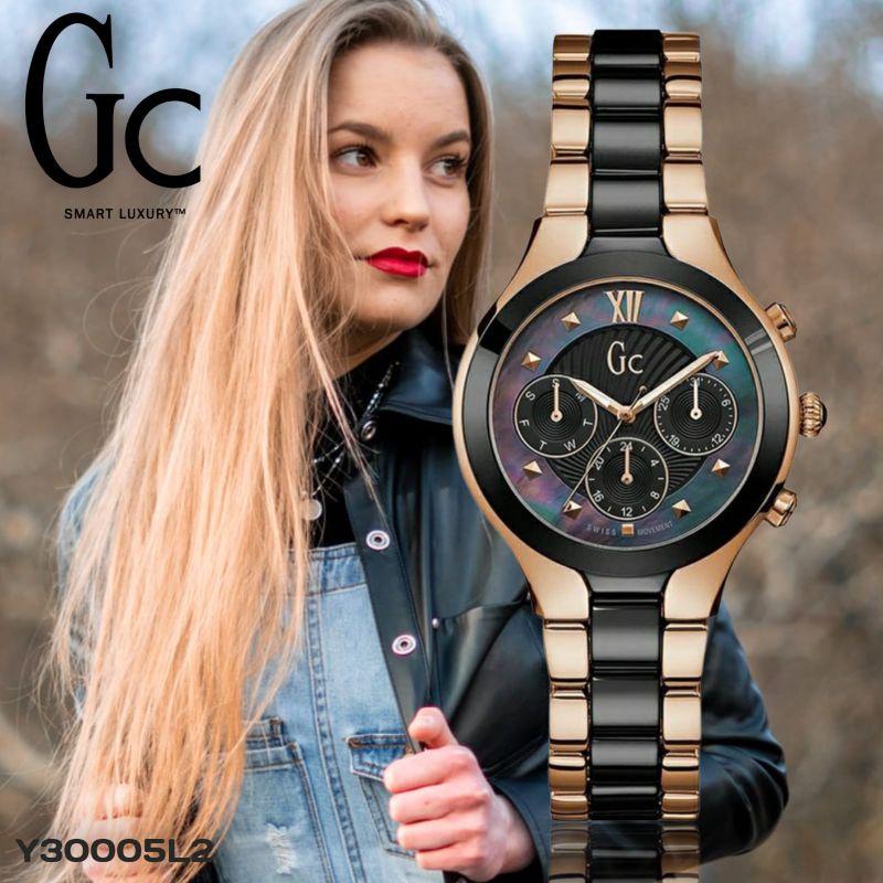 Jam Tangan Wanita Original Merk GC Radiance Stainless