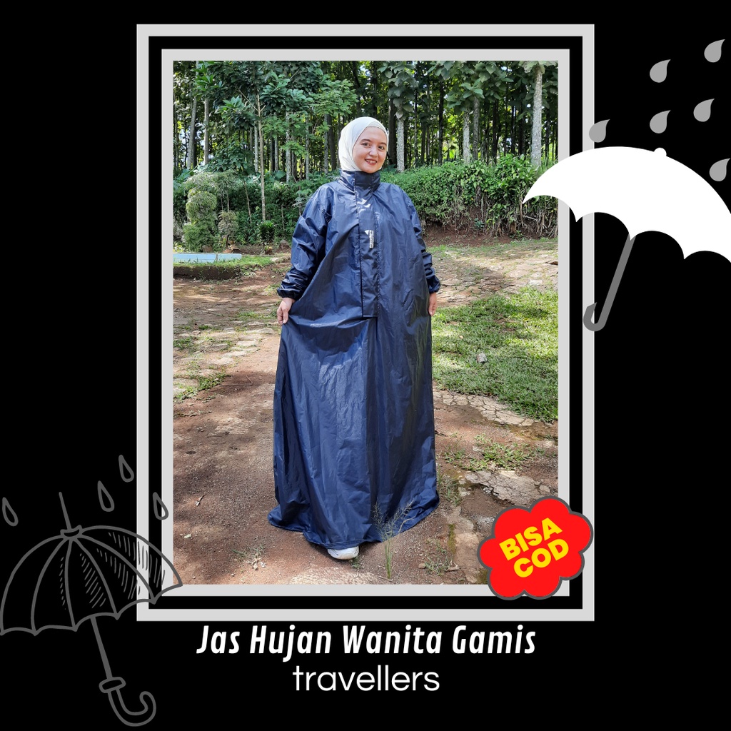 Jas Hujan Wanita Gamis Syari Syar i Jumbo