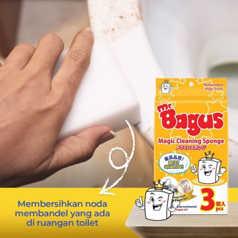 Bagus Magic Sponge, Spons Pembersih Ajaib Tanpa Sabun