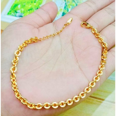 Gelang tangan wanita lapis emas gelang nory motif // gelang tanga replika emas // gelang tangan