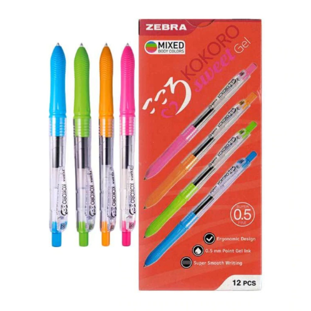 

Pulpen Gel Zebra Kokoro Sweet 0.5