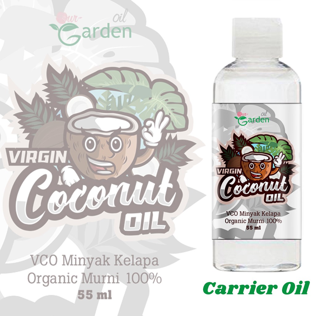 

VCO Virgin Coconut Oil Minyak Kelapa Murni 100% Our Garden 55 ml