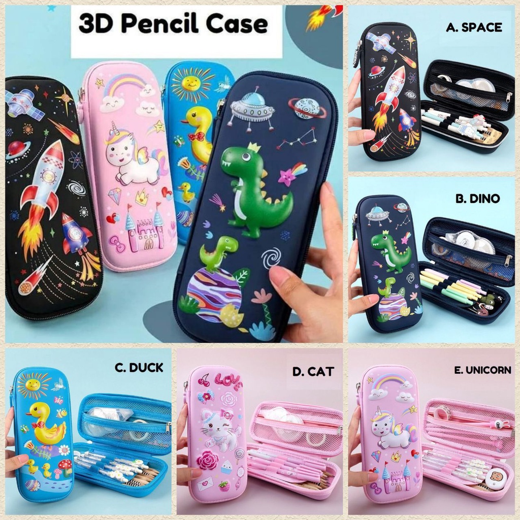 

SNR Tempat Kotak Pensil 3D bahan EVA