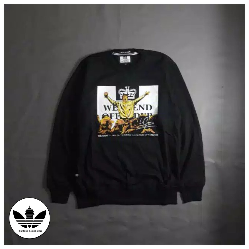 CREWNECK WEEKEND OFFENDER (BLACK)