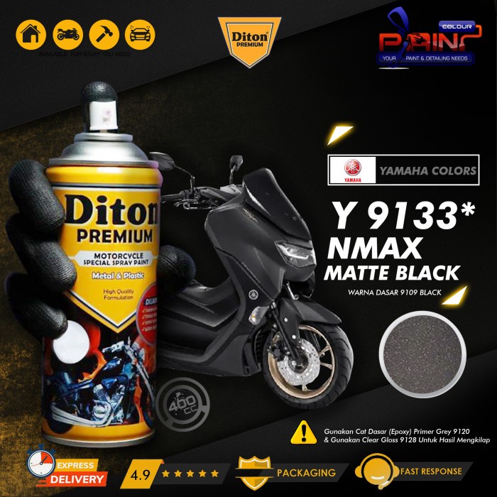 Cat Semprot DITON PREMIUM - 9133* Nmax Matte Black