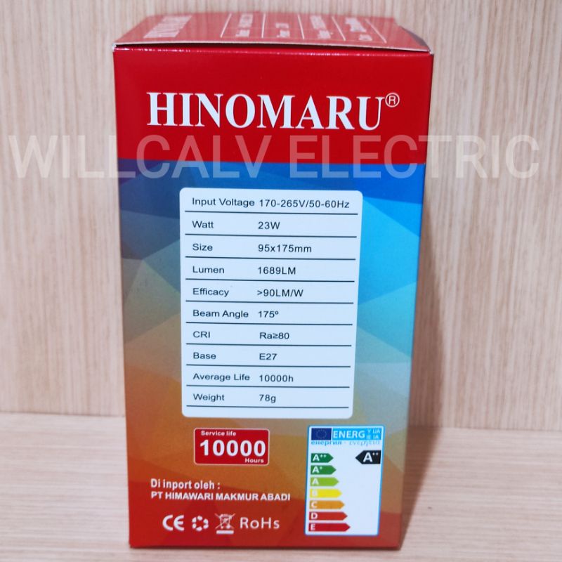 HINOMARU LAMPU LED BULB 23W 23 WATT CAHAYA PUTIH / LAMPU LED HINOMARU 23W 23 WATT BULB CAHAYA PUTIH