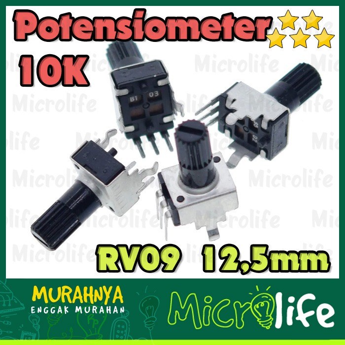 Potensio 10K RV09 Potensiometer 12.5mm