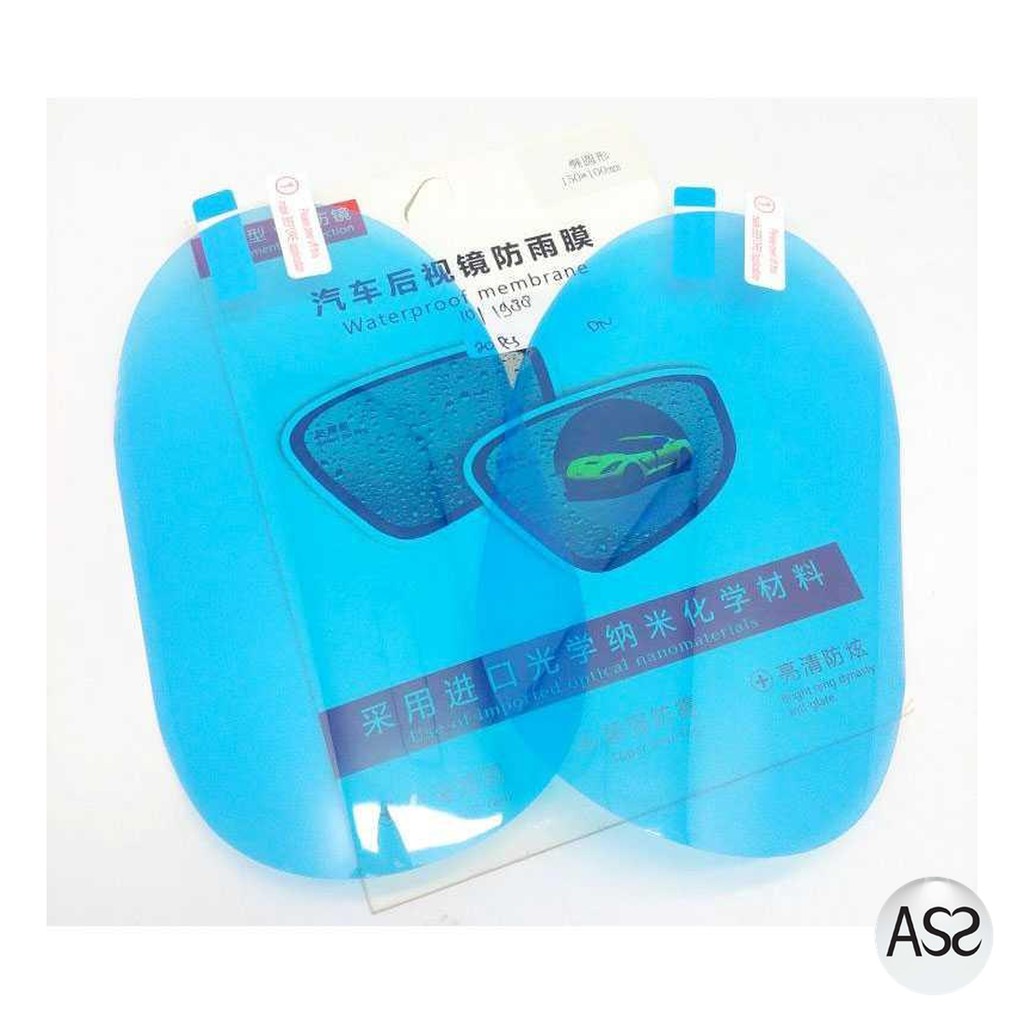 ASS Shop - NewBee Sticker Oval Kaca Spion Rainproof Waterproof 2 PCS - TY353194